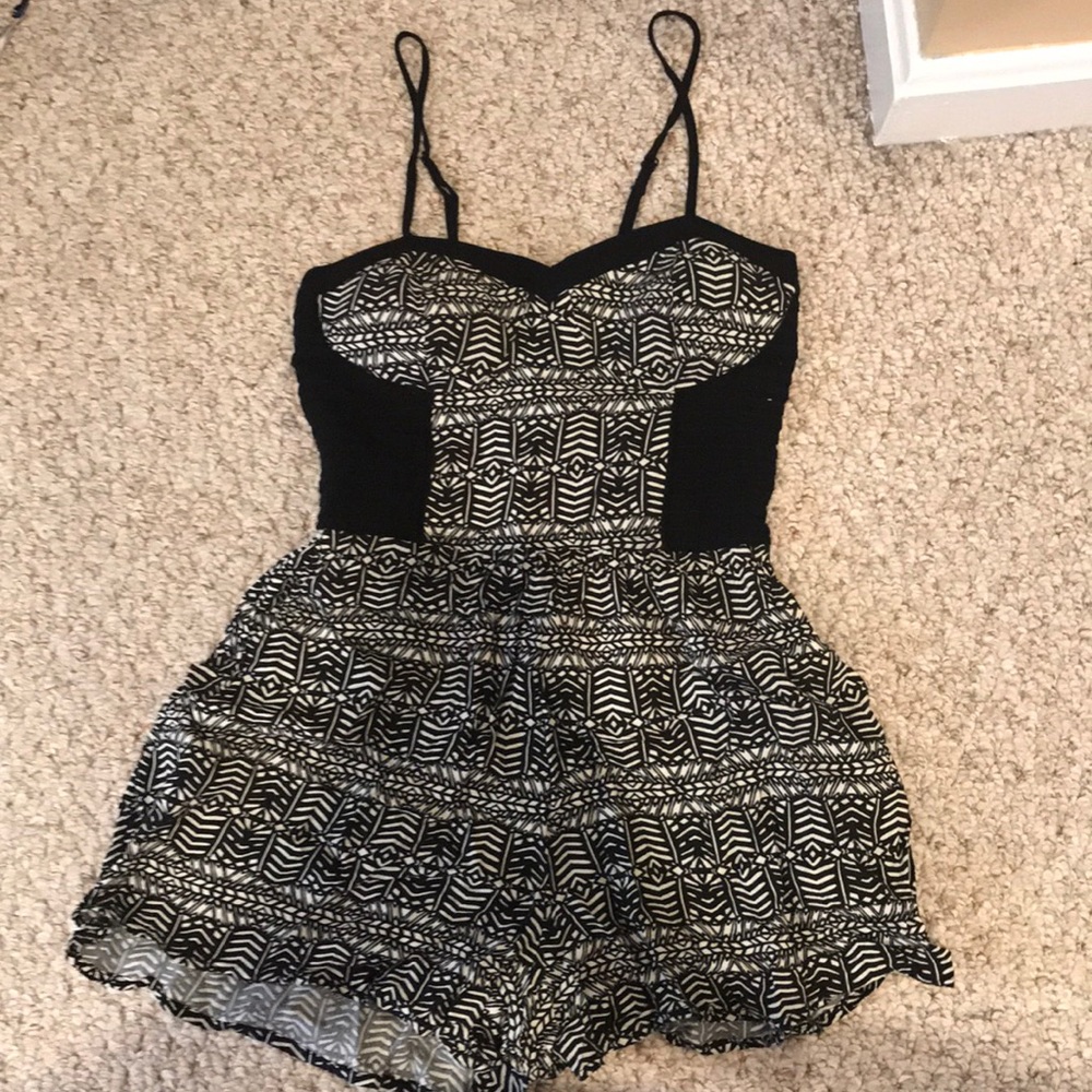 Spaghetti strap romper